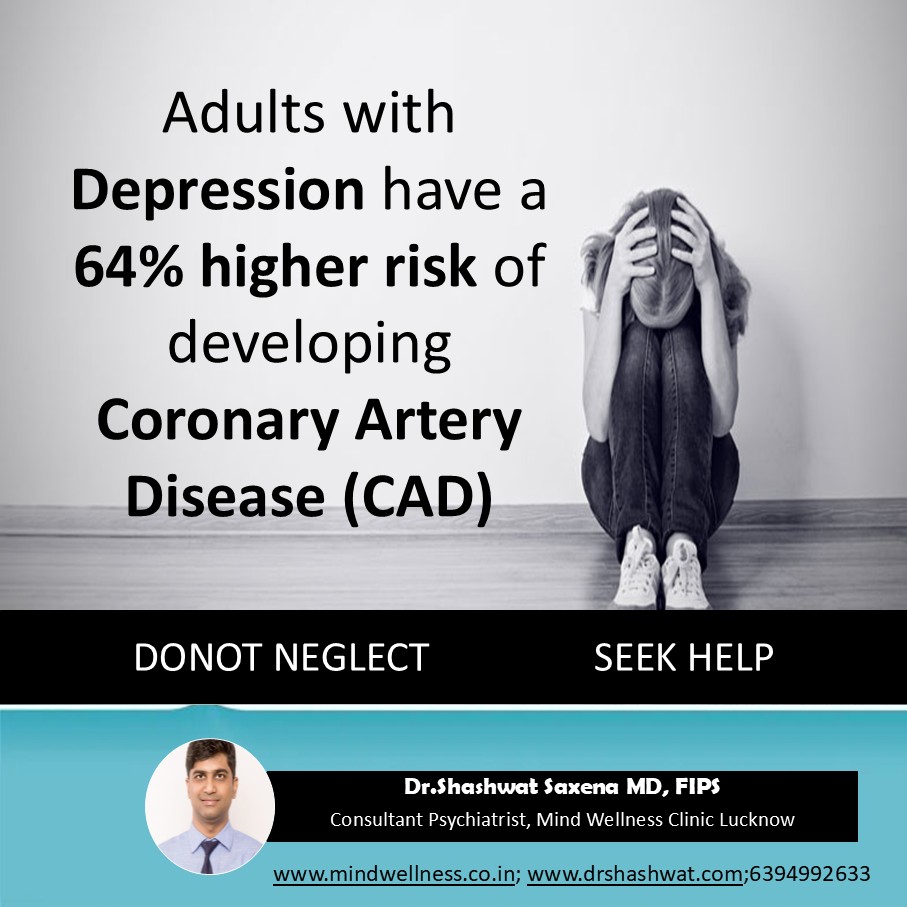 depression increases CAD risk